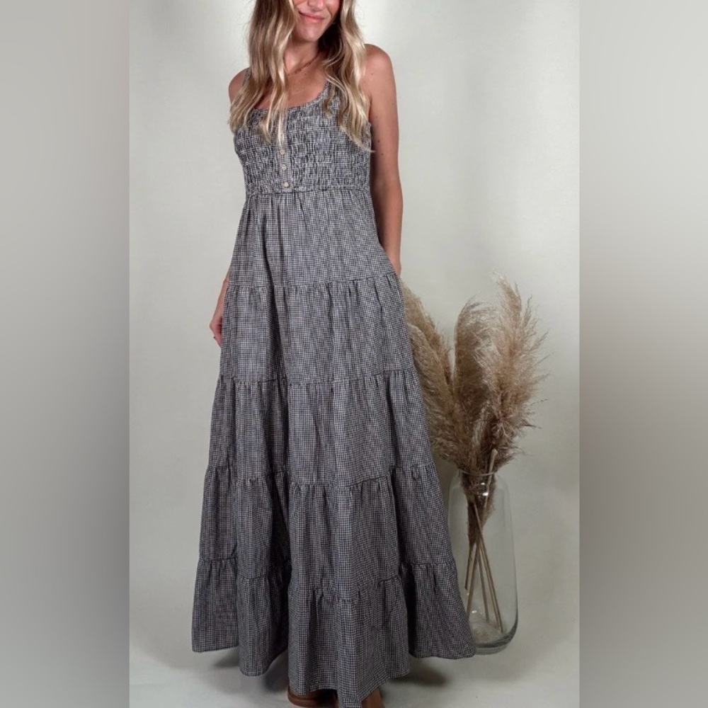 Black and White Maxi Dress